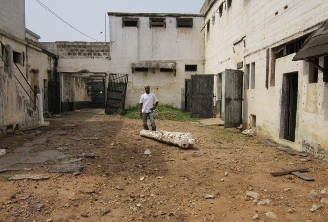 Entering Fort Ussher
