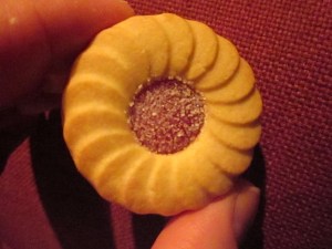 A jammy dodger