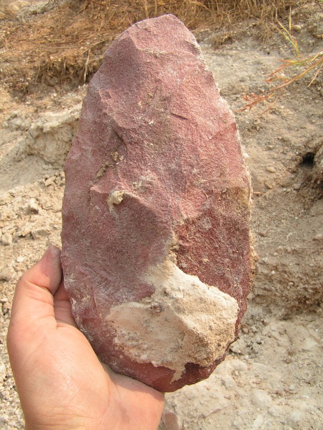 Not from the river bed this is one they dug up 