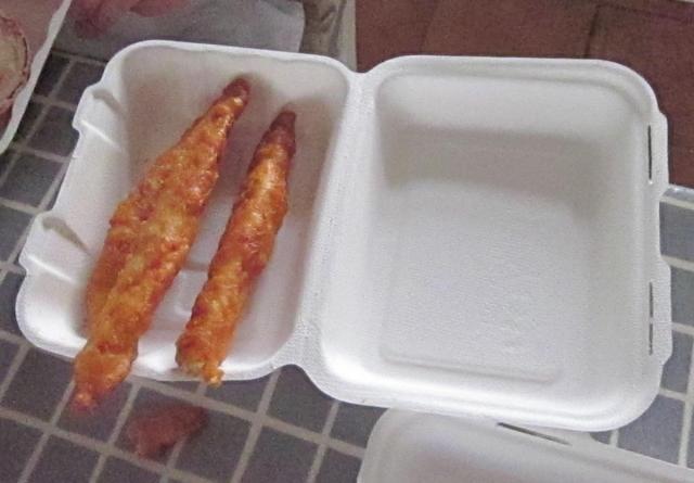 Gurnard goujons from Sblash! chippy in Aberdaron