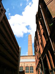 Still chimneys in Manchester - this one on the way to our hotel
