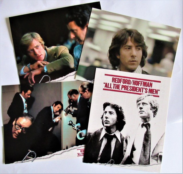 'Collectable' cards from DVD package of the film, 'All the President's Men'